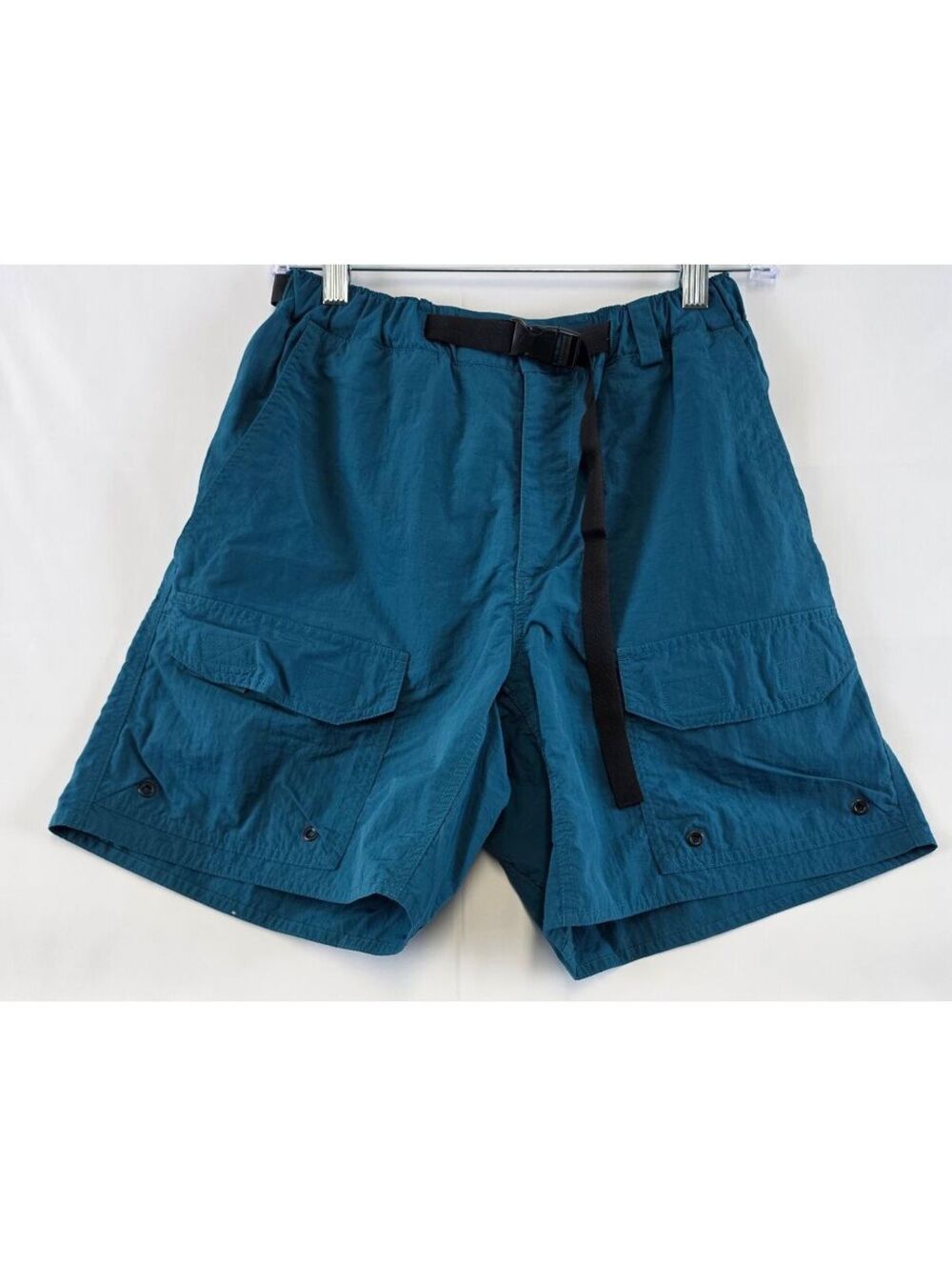 REI Women's Outdoor Nylon Cargo Shorts Size Small Teal Blue
